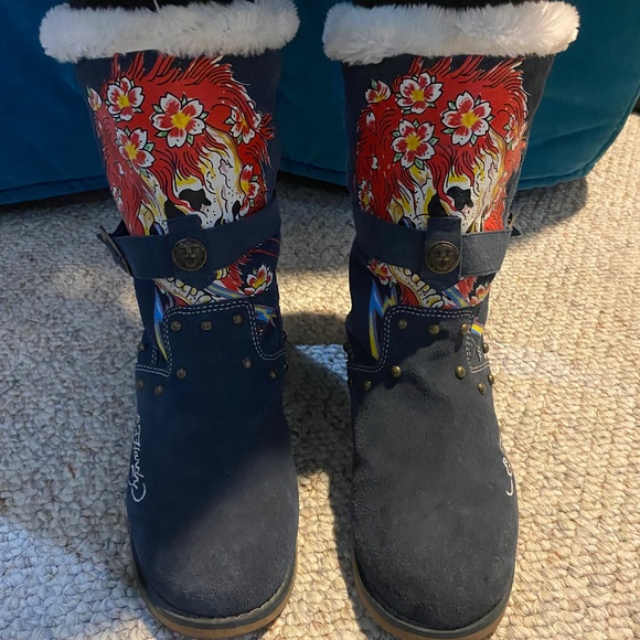 Ed Hardy Shoes - Ed Hardy Winter Boots